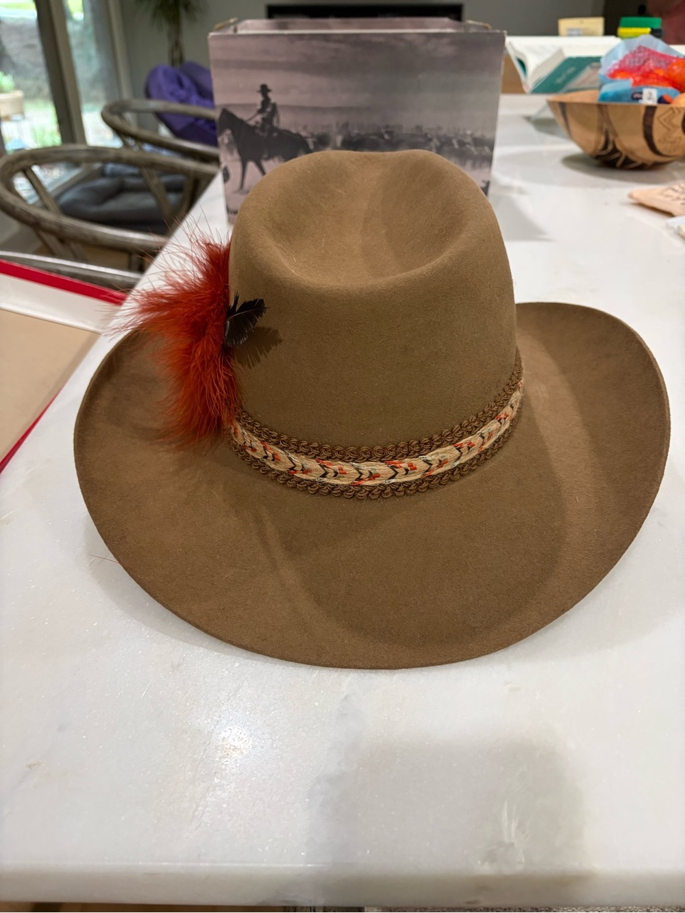 Vintage Men’s 4x Beaver Wool Stetson Cowboy Hat - Size 7.5